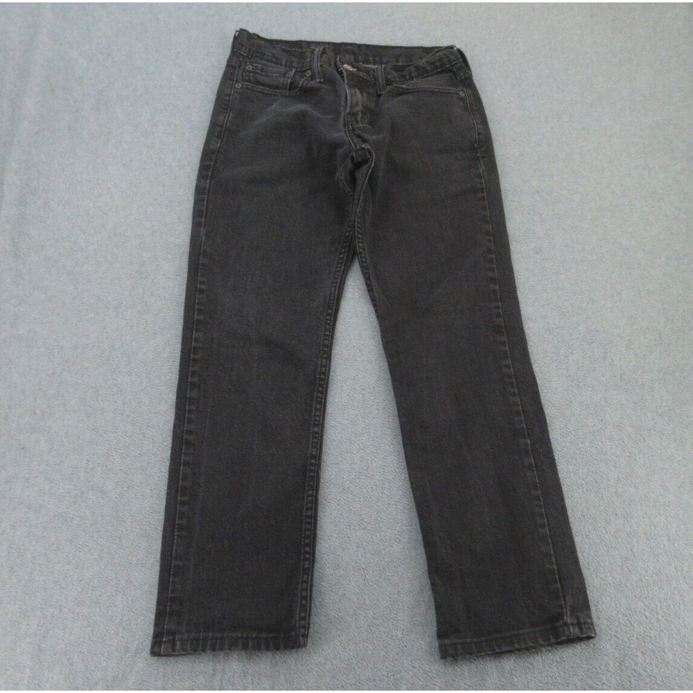 Levi Mens Jeans 511 Slim Fit Black Washed Denim Pants 30x32